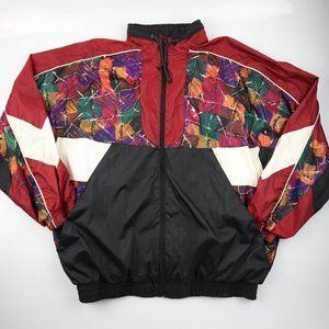 Vintage 90s Bold Spirit Womens SIZE M Windbreaker Track Jacket